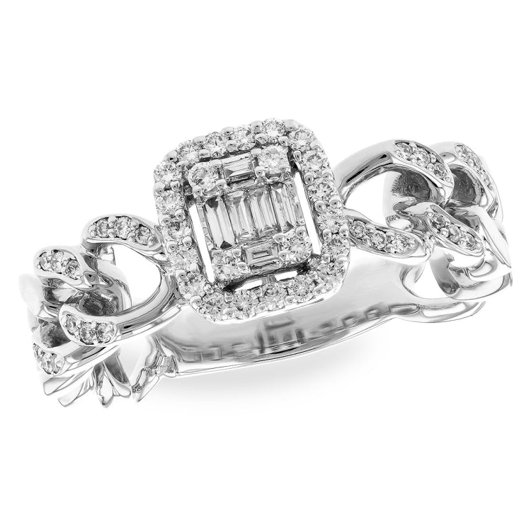 14KT Gold Ladies Diamond Fashion Ring