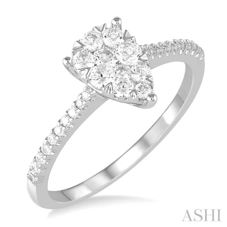 Pear Shape Diamond Ring