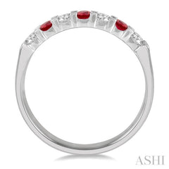 7 Alternate Gemstone & Diamond Wedding Band