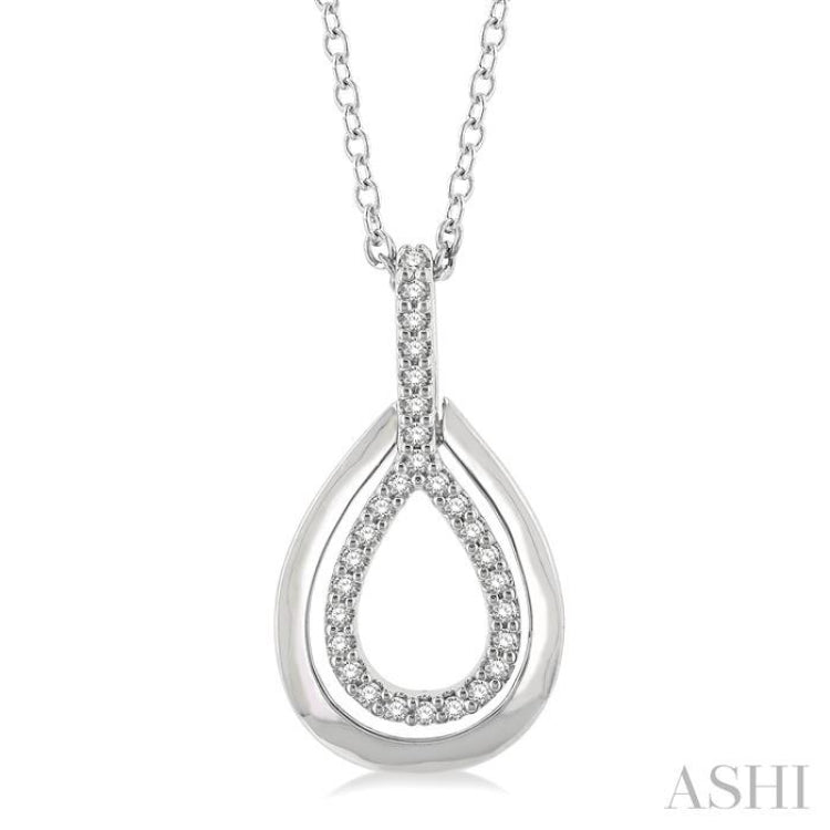 Pear Shape Petite Diamond Fashion Pendant