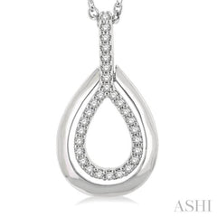 Pear Shape Petite Diamond Fashion Pendant