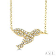 Hummingbird Petite Diamond Fashion Pendant