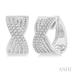 Petite Diamond Huggie Fashion Earrings