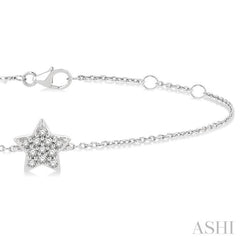 Star Petite Diamond Fashion Chain Bracelet