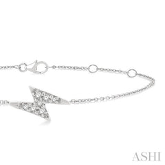 Lightning Bolt Petite Diamond Fashion Chain Bracelet