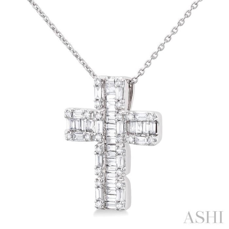 Cross Fusion Diamond Fashion Pendant