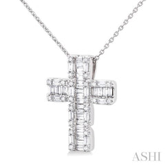 Cross Fusion Diamond Fashion Pendant