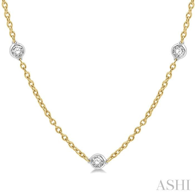 Diamond Station Necklace