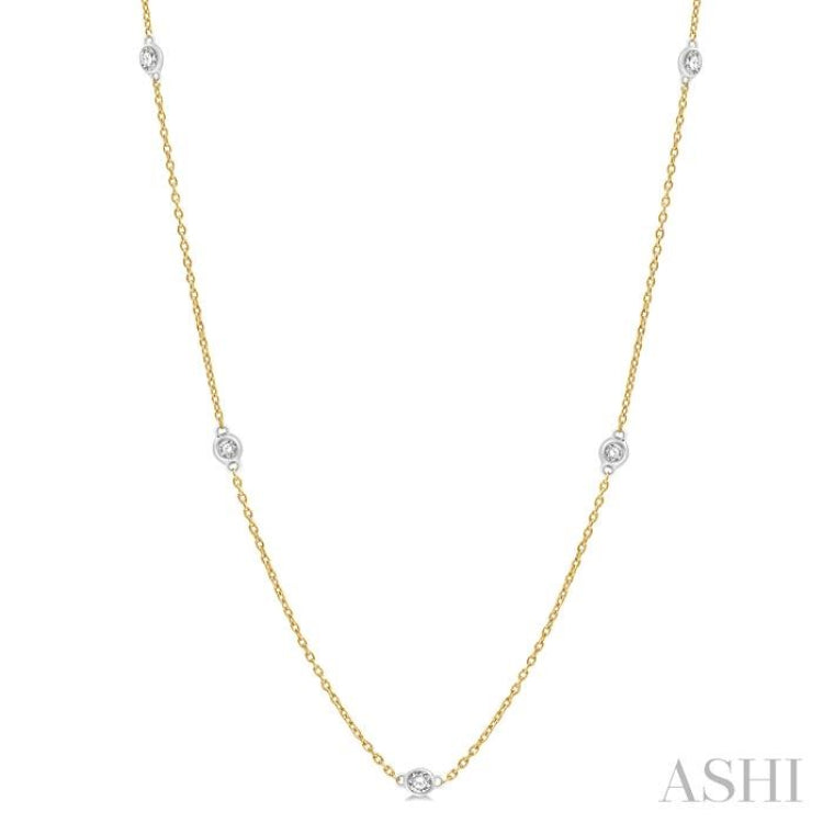 Diamond Station Necklace