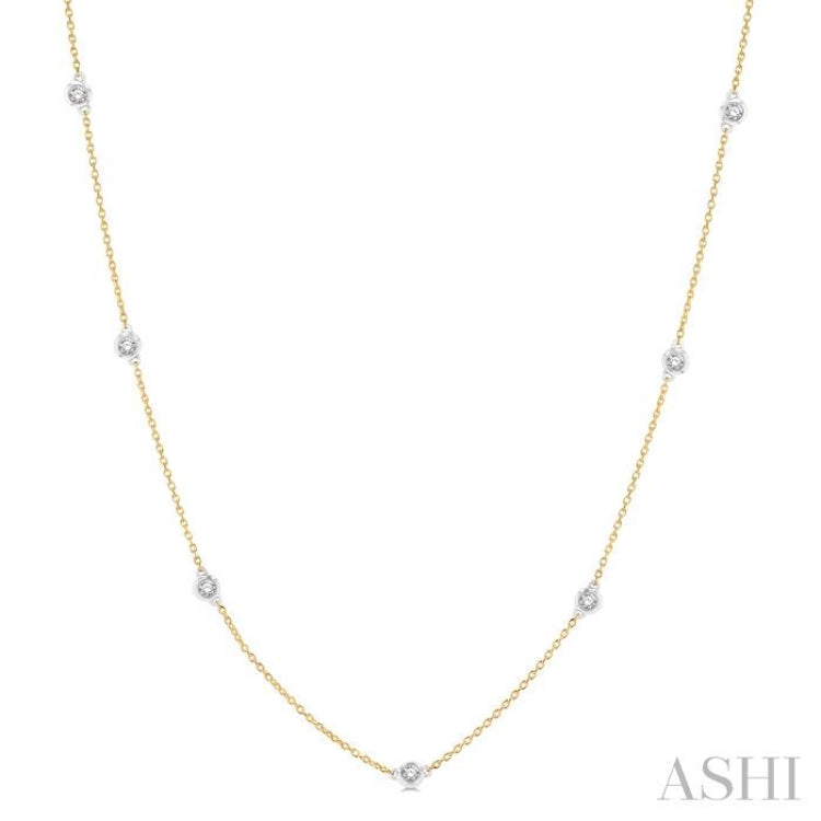 Diamond Station Necklace