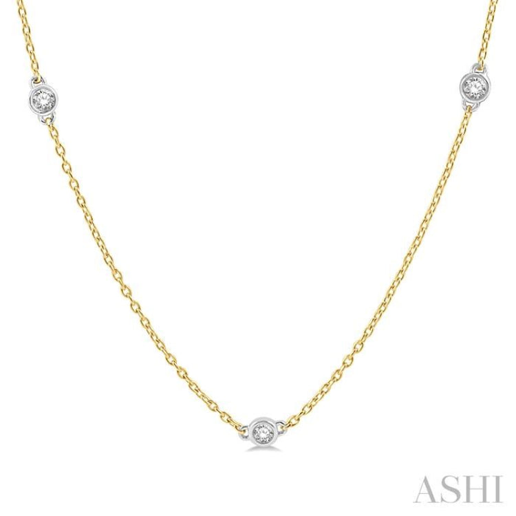 Diamond Station Necklace