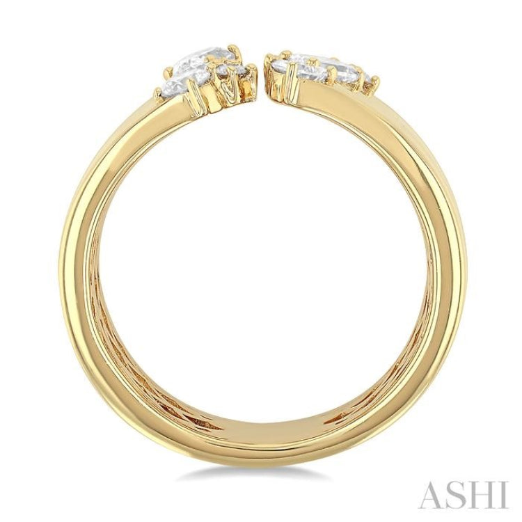 Mixed Shape Diamond Fashion Open Band