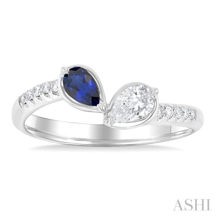 Toi Et Moi Gemstone & Diamond Fashion Ring