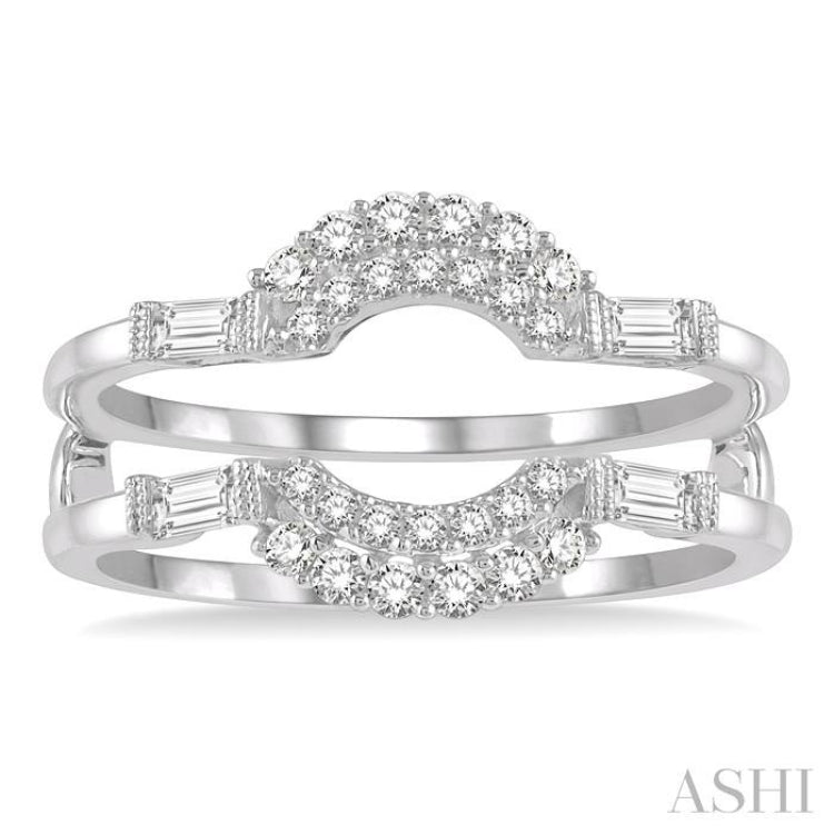 Baguette Diamond Insert Ring