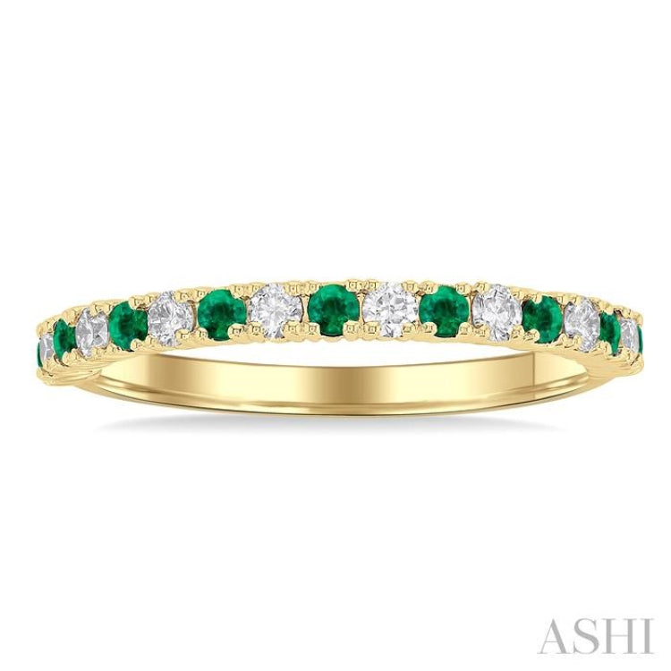 Alternate Gemstone & Petite Diamond Band