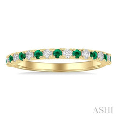 Alternate Gemstone & Petite Diamond Band