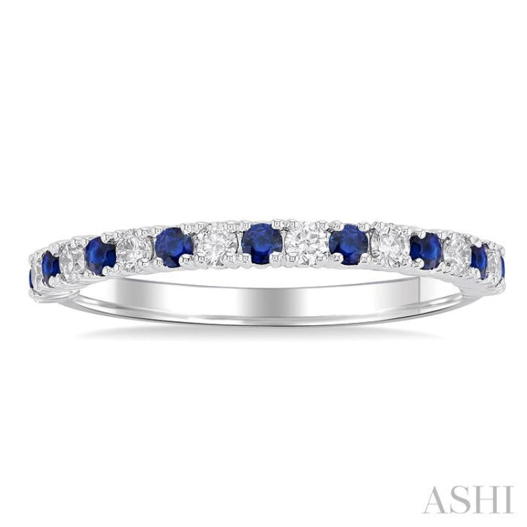 Alternate Gemstone & Petite Diamond Band