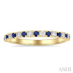 Alternate Gemstone & Petite Diamond Band