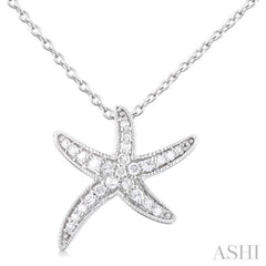 Starfish Petite Diamond Fashion Pendant