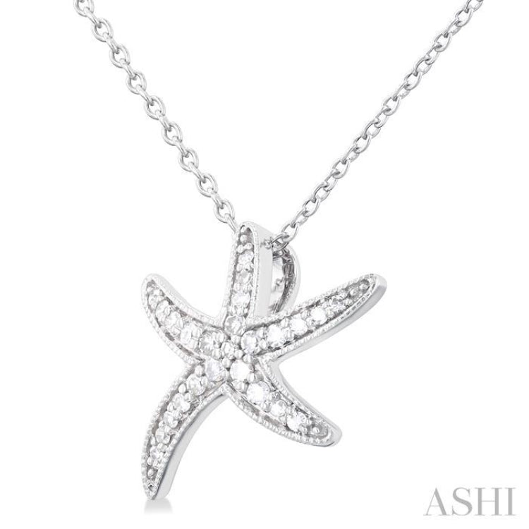 Starfish Petite Diamond Fashion Pendant