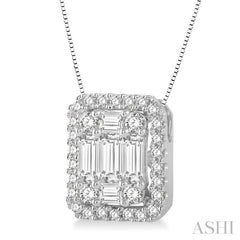 Halo Fusion Diamond Pendant