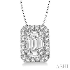 Halo Fusion Diamond Pendant