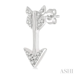 Arrow Petite Diamond Fashion Earrings