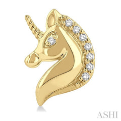 Unicorn Petite Diamond Fashion Earrings