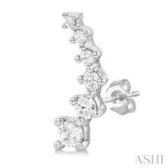 Diamond Fashion Ear Climbers