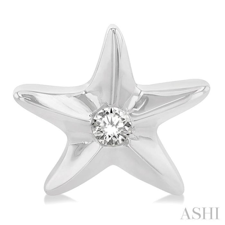 Starfish Petite Diamond Fashion Earrings