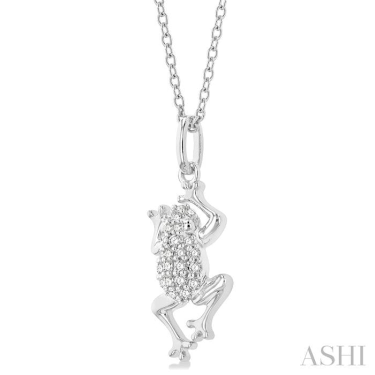 Frog Petite Diamond Fashion Pendant