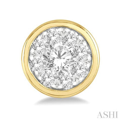 Round Shape Lovebright Essential Diamond Stud Earrings