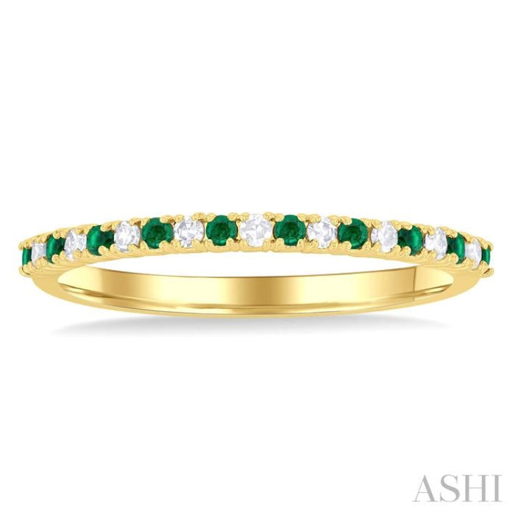 Alternate Gemstone & Petite Diamond Band