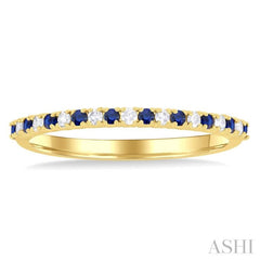 Alternate Gemstone & Petite Diamond Band