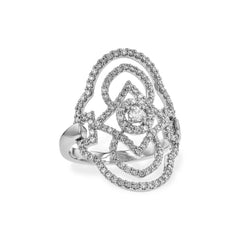 14KT Gold Ladies Diamond Fashion Ring