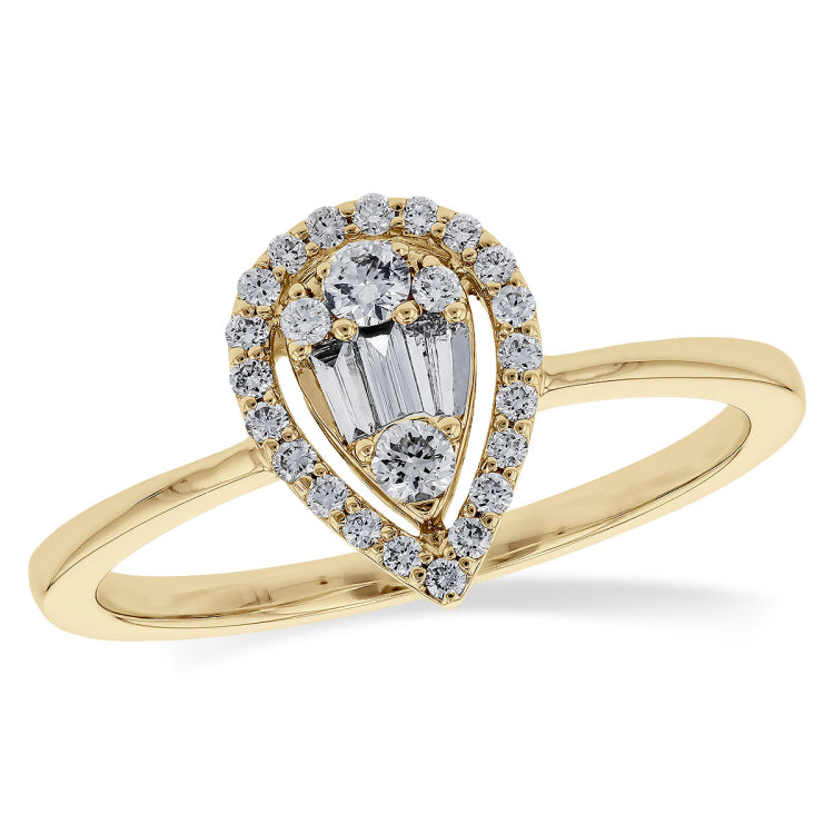 14KT Gold Ladies Diamond Ring