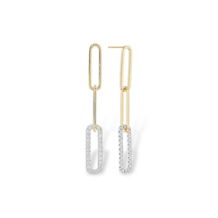 14KT Gold Diamond Earrings
