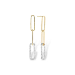 14KT Gold Diamond Earrings