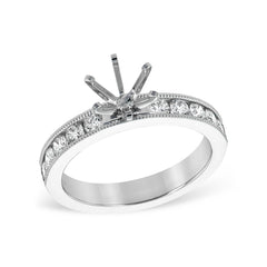 14KT Gold Diamond Semi-Mount Engagement Ring
