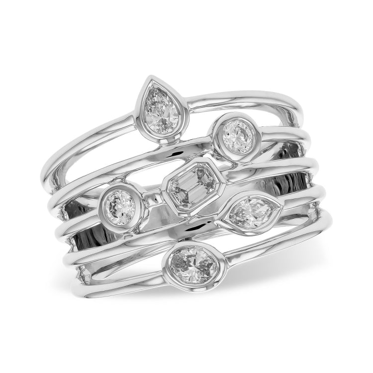 14KT Gold Ladies Diamond Fashion Ring