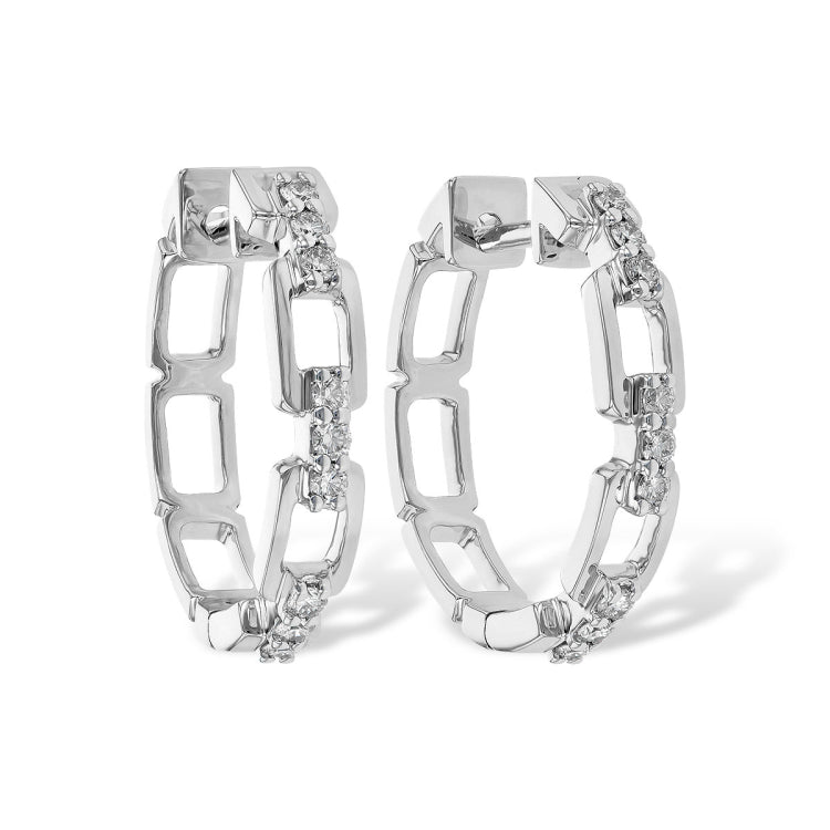 14KT Gold Diamond Earrings