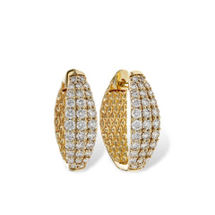 14KT Gold Diamond Earrings