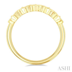 1/4 Ctw Clover Motif Round Cut Diamond Fashion Ring in 14K Yellow Gold