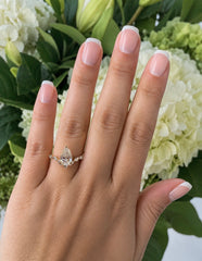 1ct Pear Lab Diamond