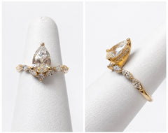 1ct Pear Lab Diamond