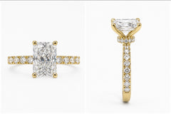 1ct Radiant Lab Diamond