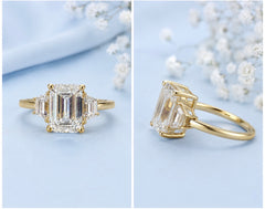 2ct Emerald Cut Lab Diamond