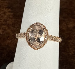 Morganite ring